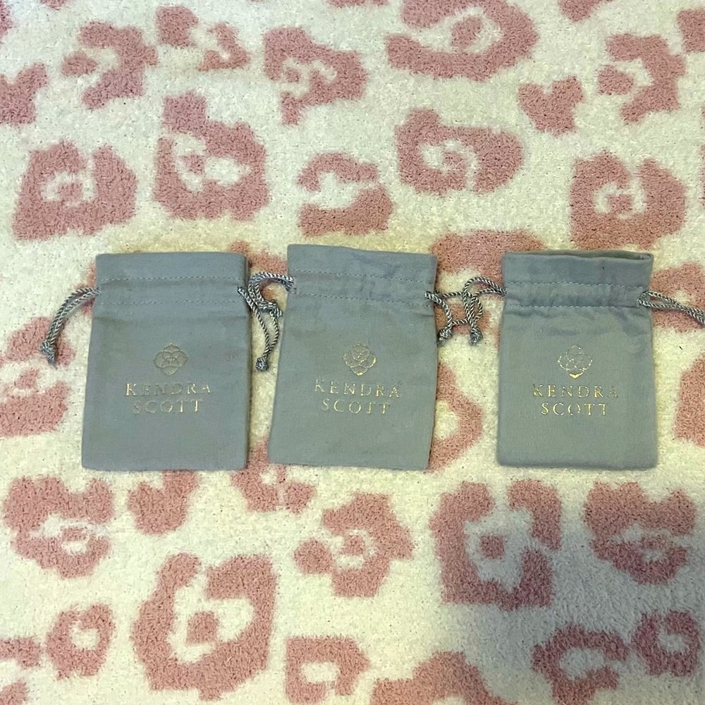 Set of 3 Kendra Scott Fine Jewelry Pouches!!